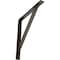 Ekena Millwork Traditional Steel Bracket, Antiqued Brass 2"W x 20"D x 20"H BKTM02X20X20TRABS - alternate 1